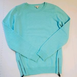 Soft blue Talbots cashmere sweater